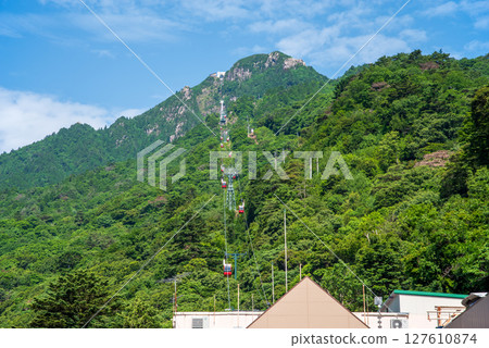 「禦在所索道」湯之山溫泉站週邊的風景【三重縣菰野町湯之山溫泉】 「禦在所索道」湯之山溫泉站週邊的風景【三重縣菰野町湯之山溫泉】 127610874