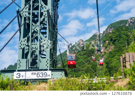 「夏日山間空中漫步」禦在所索道[三重縣菰野町湯山溫泉] 127610878