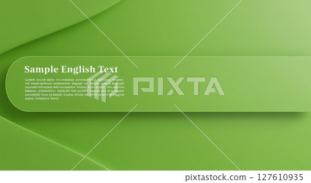 Soft curves on a refreshing green background 127610935