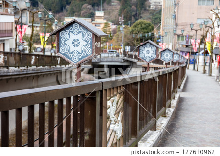 [Gero Onsen] Walking around Gero in early spring 127610962