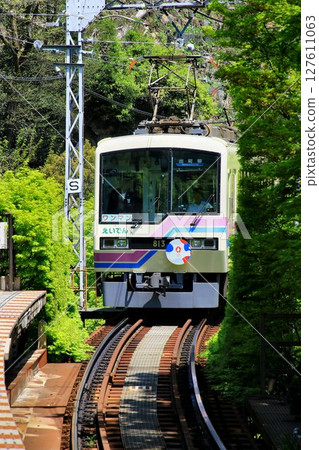 Railway to "Kurama, Kibune" and "Mount Hiei"... Eizan Electric Railway 800 Series with a mountain railway feel 127611063