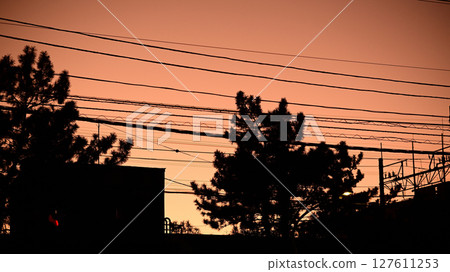 Sunset sky 127611253