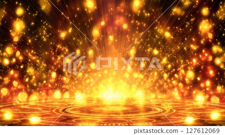 Pachinko bonus stage style gold production Flashy light effects Pachinko bonus stage style gold production Flashy light effects 127612069