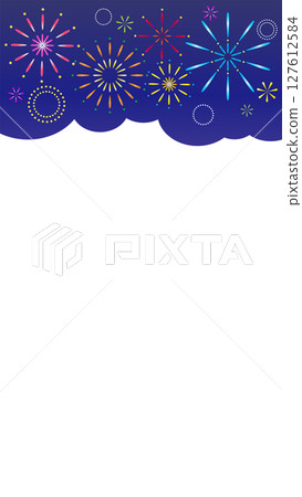Vector illustration of fireworks 127612584