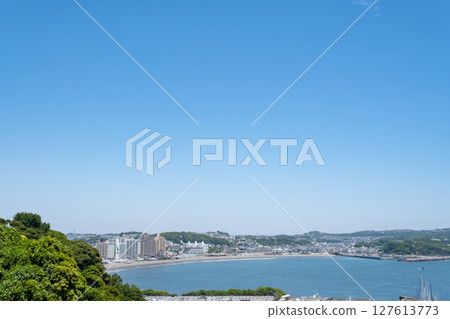 從江之島看到的片瀨東濱海灘 127613773