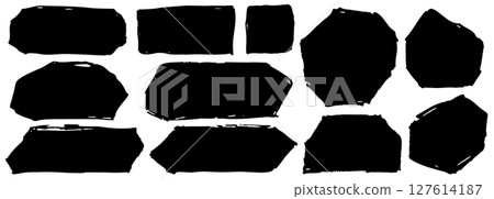 溫柔的徒手畫框材質 127614187