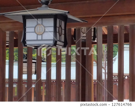 奈良縣歷史悠久的橛原神社的入口 127614766
