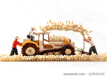 秋季稻麥豐收場景(毛氈)-1 秋季稻麥豐收場景(毛氈)-1 127615233