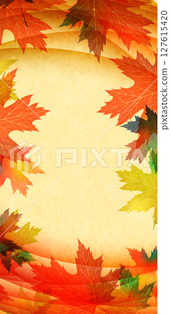  秋葉槭樹秋天背景 127615420