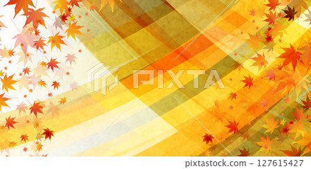  Autumn leaves maple autumn background 127615427