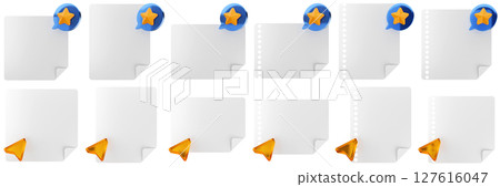 3d message click blank comment sticky note paper text box speech bubble icon set bundle illustration 3d message click blank comment sticky note paper text box speech bubble icon set bundle illustration 127616047