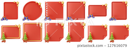 3d message christmas blank comment sticky note paper text box speech bubble icon set bundle illustration 3d message christmas blank comment sticky note paper text box speech bubble icon set bundle illustration 127616079