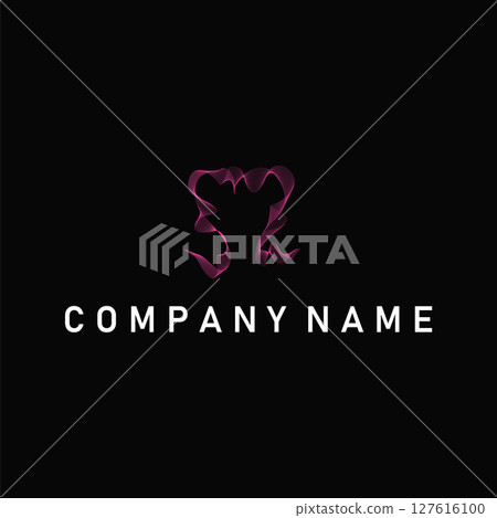 sound wave logo design concept modern simple line music wave with colorful color illustration brand symbol, poster template 127616100