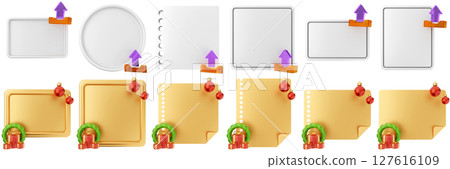 3d message christmas blank comment sticky note paper text box speech bubble icon set bundle illustration 3d message christmas blank comment sticky note paper text box speech bubble icon set bundle illustration 127616109