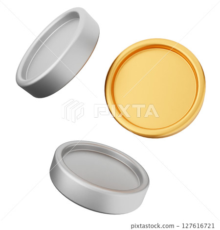 3d coins icon illustration 3d coins icon illustration 127616721
