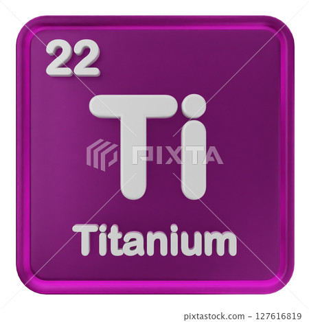 3d periodic table titanium 3d periodic table titanium 127616819