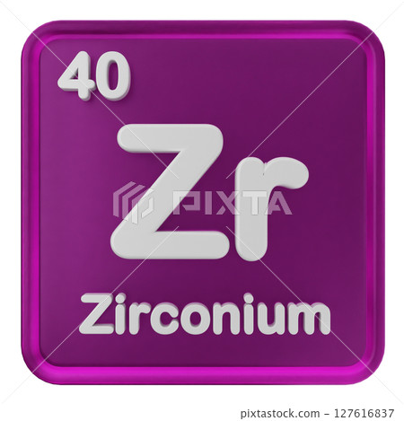 3d periodic table zirconium 127616837