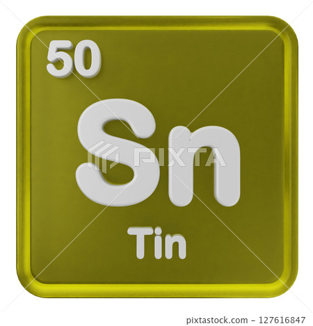 3d periodic table tin 127616847