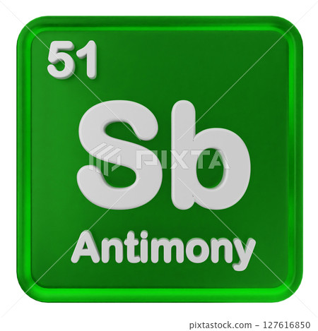 3d periodic table antimony 3d periodic table antimony 127616850