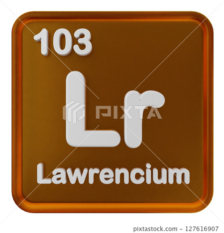 3d periodic table lawrencium 127616907