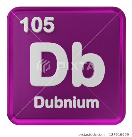 3d periodic table dubnium 3d periodic table dubnium 127616909