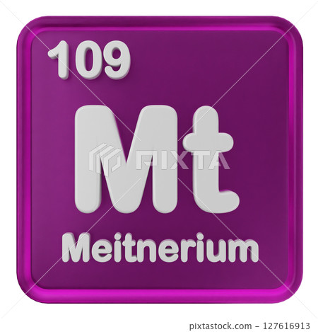 3d periodic table meitnerium 127616913