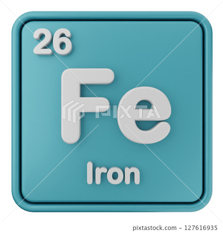 3d periodic table iron 3d periodic table iron 127616935