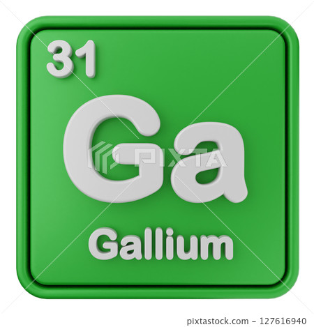 3d periodic table gallium 3d periodic table gallium 127616940