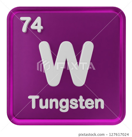 3d periodic table tungsten 3d periodic table tungsten 127617024