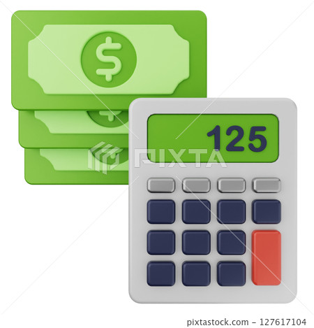 3d money dollar calculation 127617104