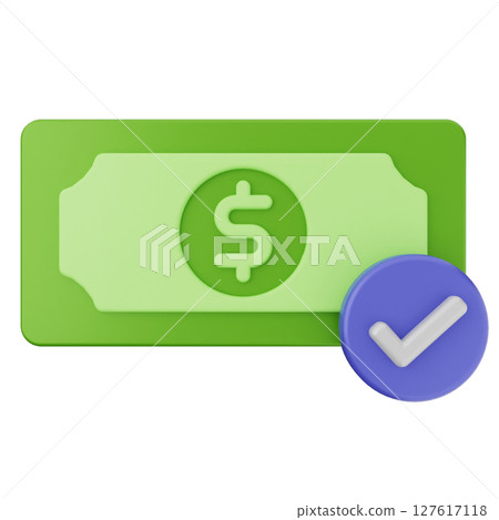 3d money dollar verification check 127617118