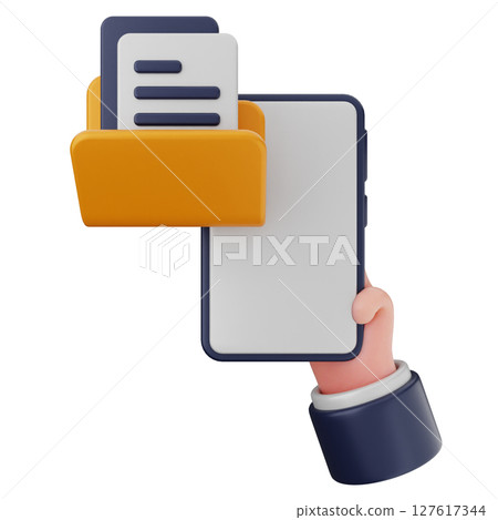 3d folder file document user account 3d folder file document user account 127617344
