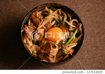 耐力蓋飯 豬肉韭菜蓋飯 127618098