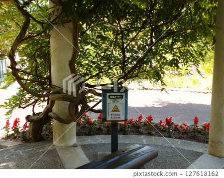 A smoking area with a strong wooden presence A smoking area with a strong wooden presence 127618162