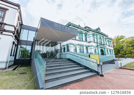 Kanazawa City, Ishikawa Prefecture, National Crafts Museum in fine weather 127618856