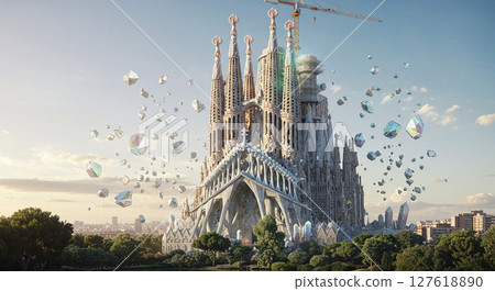 水晶 神聖幾何 聖家堂 127618890