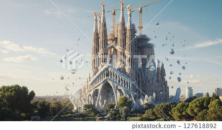 水晶 神聖幾何 聖家堂 127618892