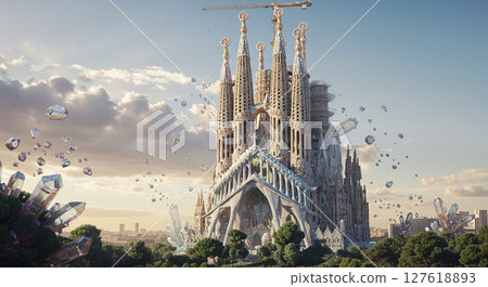 水晶 神聖幾何 聖家堂 127618893