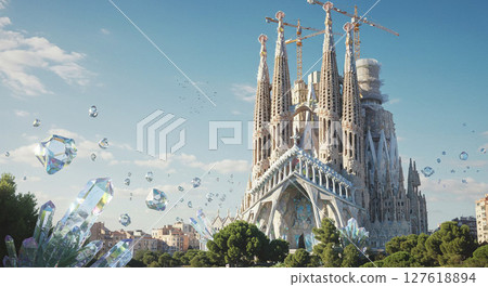 水晶 神聖幾何 聖家堂 127618894