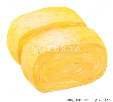 Illustration of fried egg Illustration of fried egg 127619138