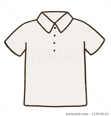 簡單的polo衫插圖 127619224
