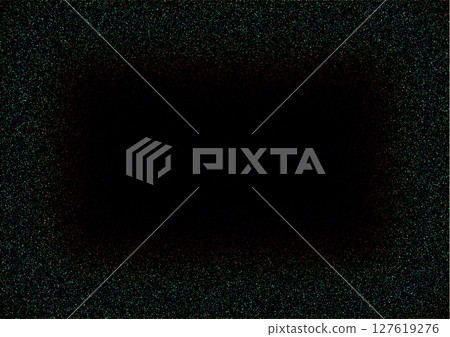 具有黑色中心的顆粒噪音的抽象框架背景 127619276