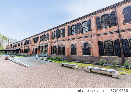 Ishikawa Prefectural History Museum in fine weather, Kanazawa City, Ishikawa Prefecture 127619288