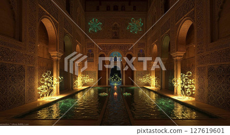 伊斯蘭建築傑作:阿爾罕布拉宮 伊斯蘭建築傑作:阿爾罕布拉宮 127619601