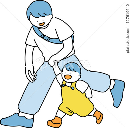 People enjoying summer_walking 127619640