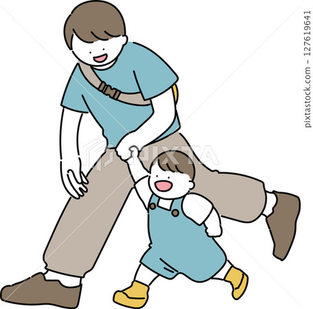 People enjoying summer_walking 127619641