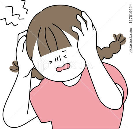 中暑症狀:頭痛 中暑症狀:頭痛 127619664