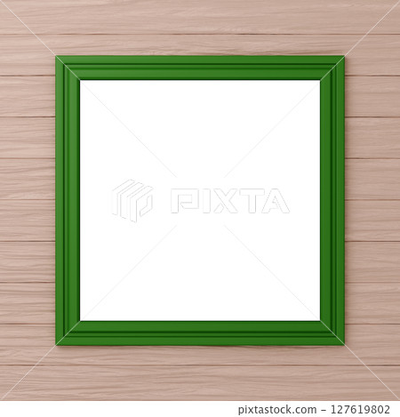 3D material_picture frame_square_green 127619802