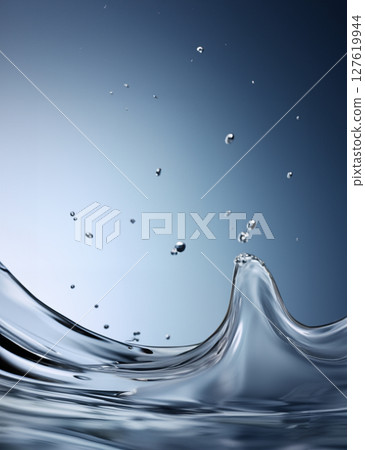 moving water pictures abstract pattern Images accompanying cosmetic advertising posters 127619944