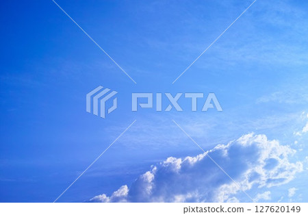 藍色的天空和雲圖像 藍色的天空和雲圖像 127620149
